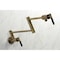 Kingston Brass KS4103CKL Wall Mount Pot Filler Faucet, Antique Brass KS4103CKL - alternate 3